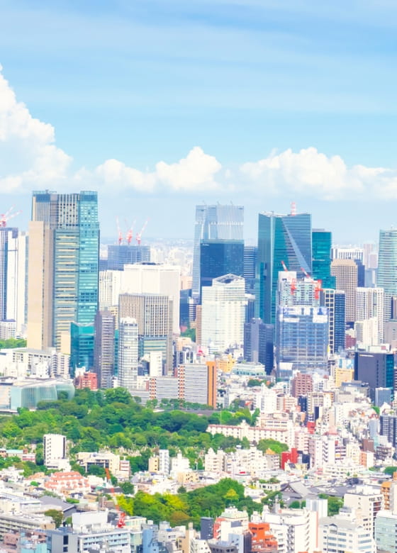 都市部の街並み